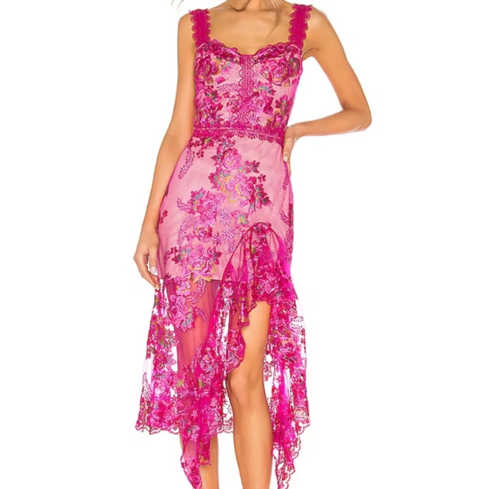 Bronx and Banco floral midi dress